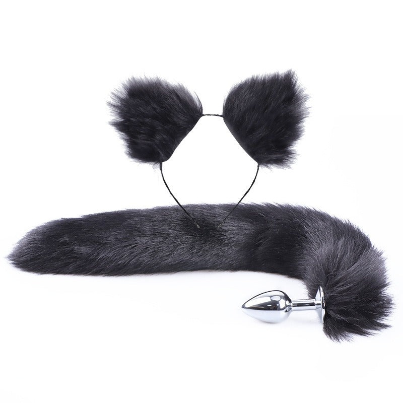Erotic Fox Tail Anal Plug And Ears