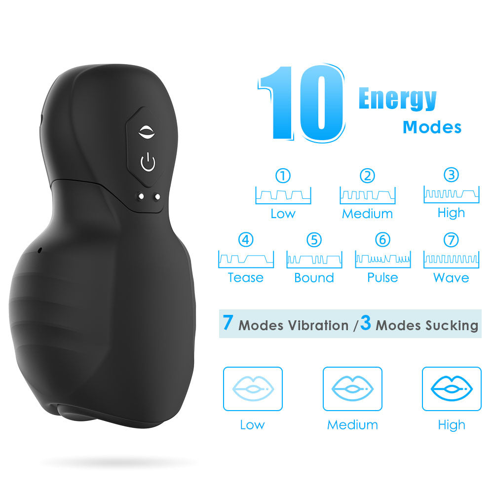 Men's Multi Frequency Sucking Vibrator
