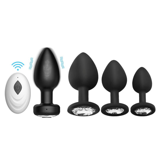 Rechargeable 10-Frequency Vibrating Anal Plug