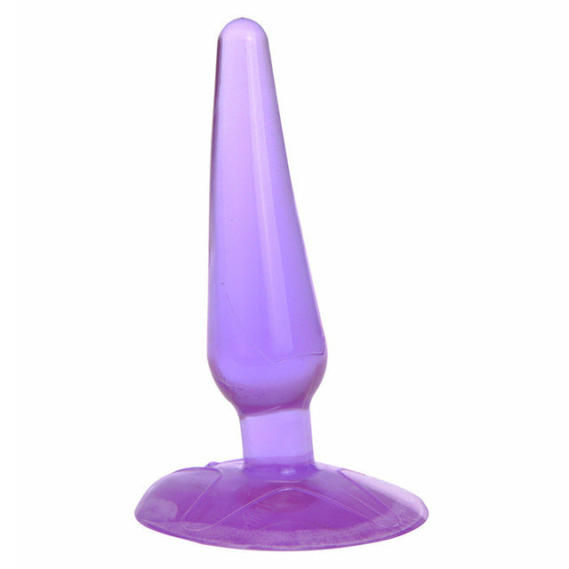 Silicone Anal Plug, Beads and Vibrator - Sold Separately or Together - Various Colours