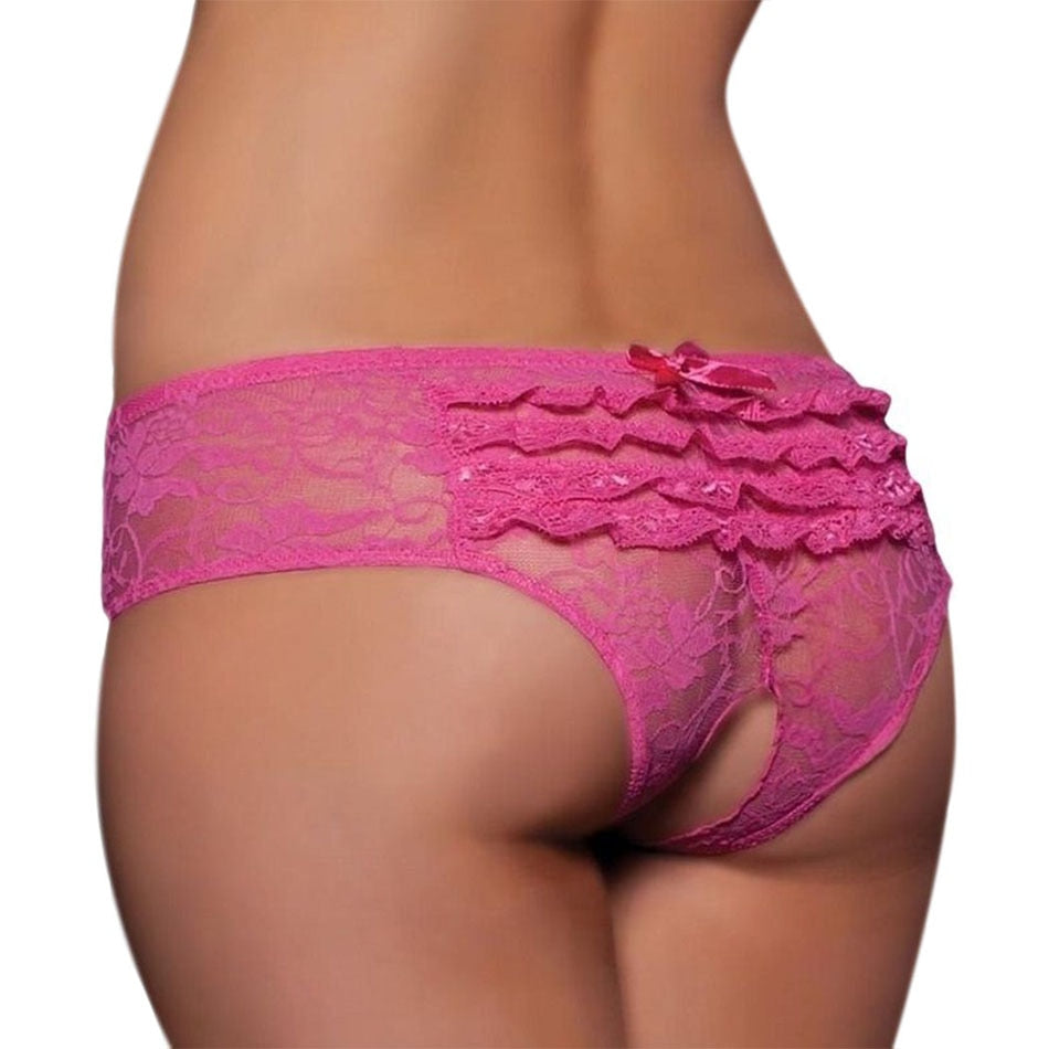 Crotchless Lace Underwear