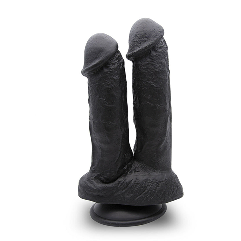 Double Penetration Suction Dildo